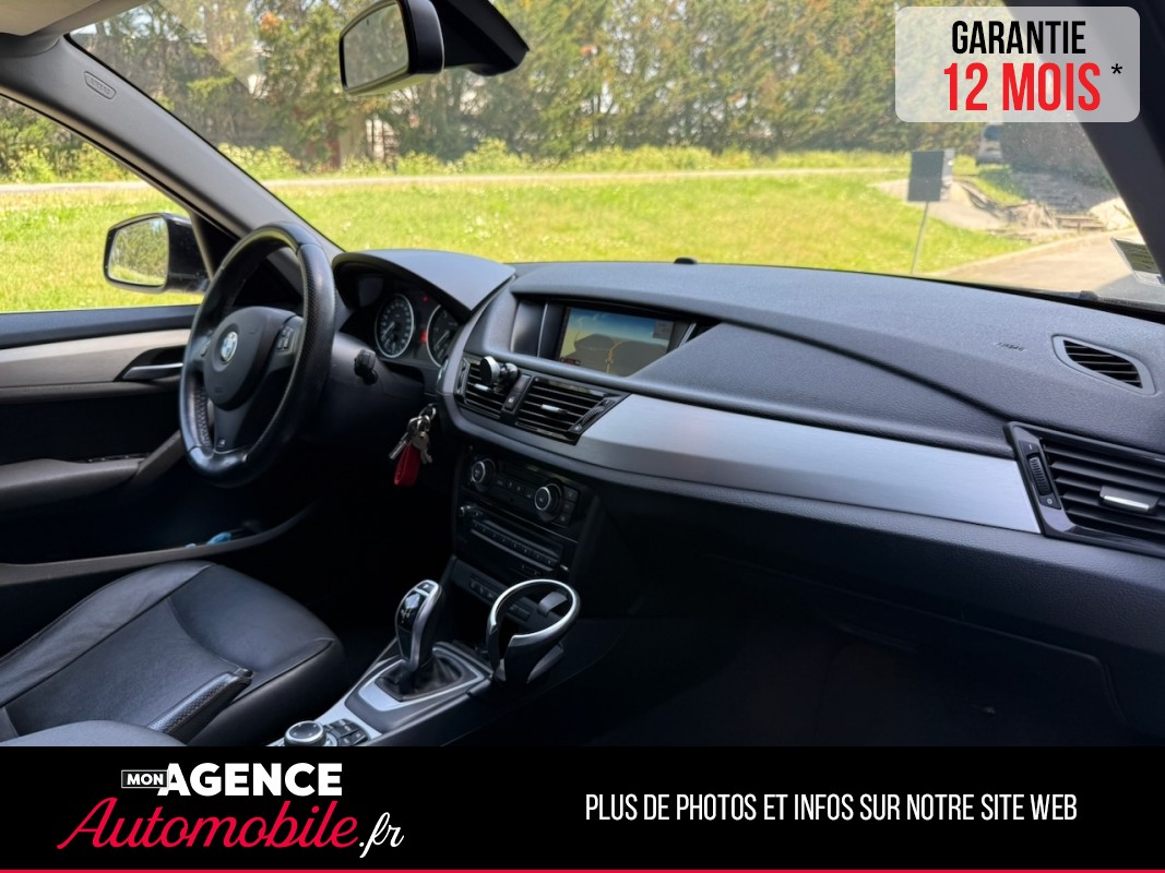 BMW X1 20d XDrive 2.0d Steptronic 184ch Boîte Auto *ATTELAGE AMOVIBLE*SIEGES CUIR ELECTRIQUES A MEMOIRE*RADAR AV AR*/ GARANTIE 12 MOIS