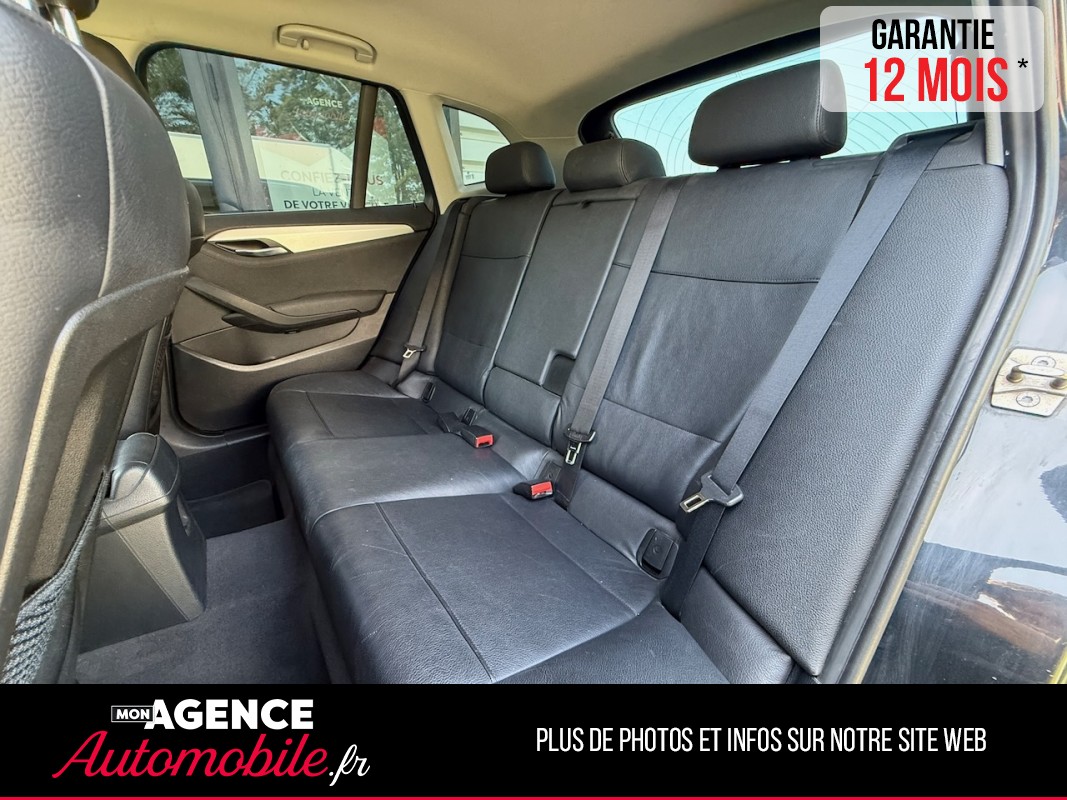 BMW X1 20d XDrive 2.0d Steptronic 184ch Boîte Auto *ATTELAGE AMOVIBLE*SIEGES CUIR ELECTRIQUES A MEMOIRE*RADAR AV AR*/ GARANTIE 12 MOIS