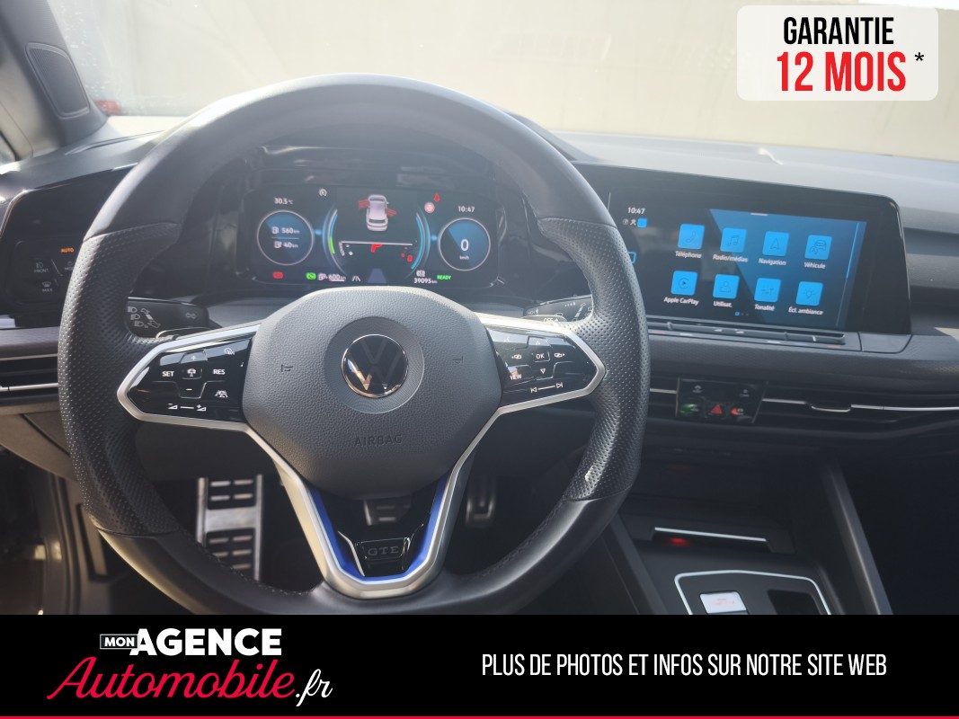 Volkswagen Golf GTE HYBRID RECHARGEABLE OPF 245 / Garantie 12 Mois