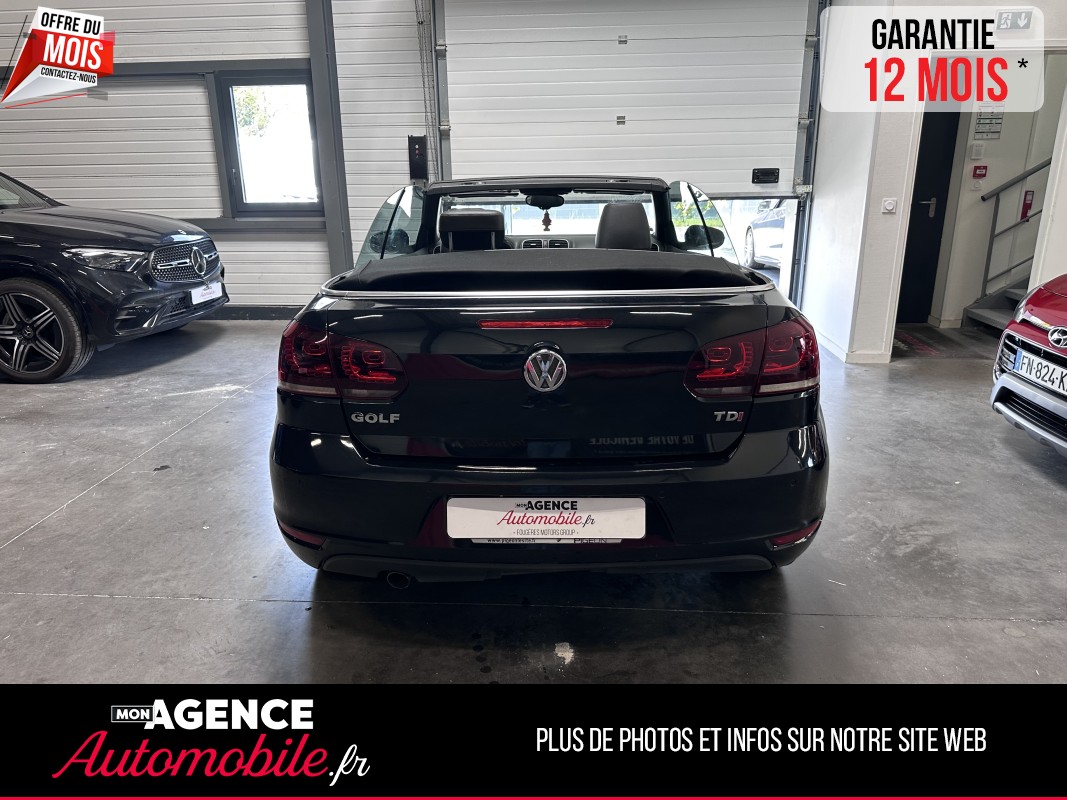 Volkswagen GOLF CABRIOLET 1.6 TDI 105 FAP Carat GARANTIE 12 MOIS