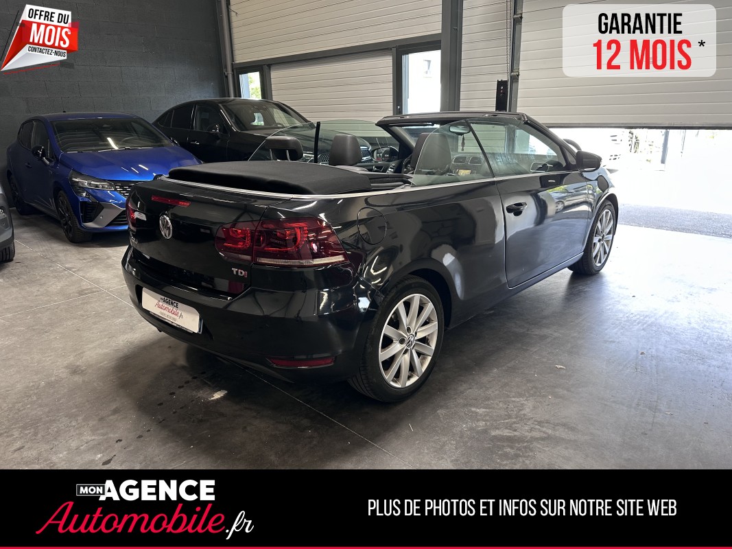 Volkswagen GOLF CABRIOLET 1.6 TDI 105 FAP Carat GARANTIE 12 MOIS