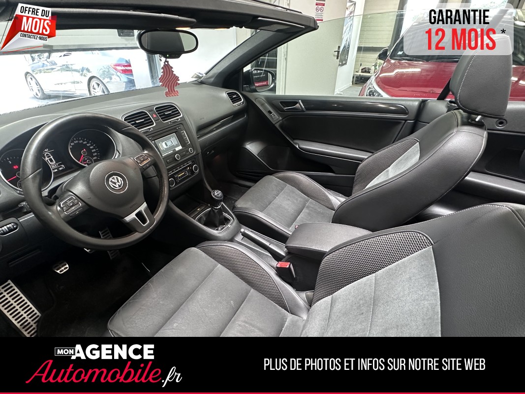 Volkswagen GOLF CABRIOLET 1.6 TDI 105 FAP Carat GARANTIE 12 MOIS