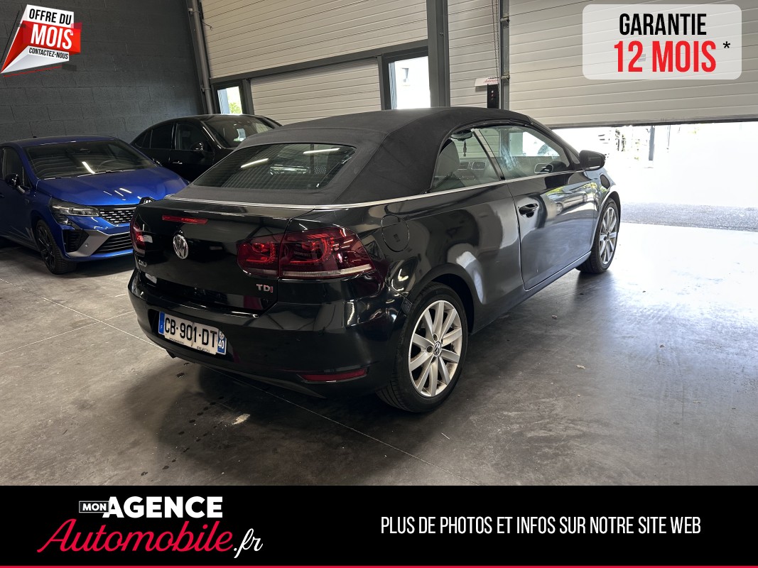 Volkswagen GOLF CABRIOLET 1.6 TDI 105 FAP Carat GARANTIE 12 MOIS