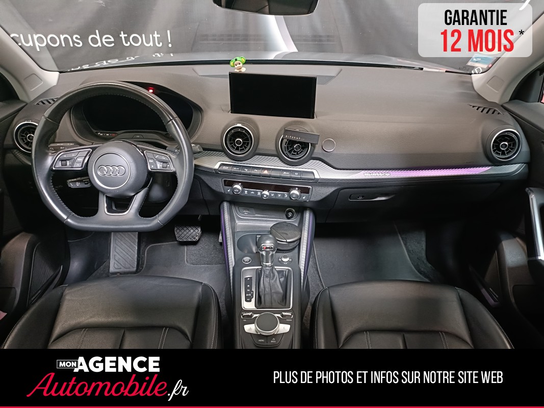 Audi Q2 GRIS NARDO / S-LINE / COCKPIT /35 TDI 150 QUATTRO S-TRONIC / CARNET D'ENTRETIEN