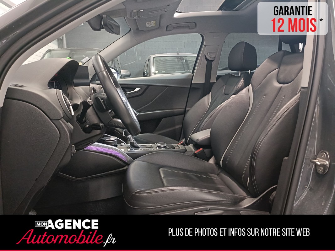 Audi Q2 GRIS NARDO / S-LINE / COCKPIT /35 TDI 150 QUATTRO S-TRONIC / CARNET D'ENTRETIEN