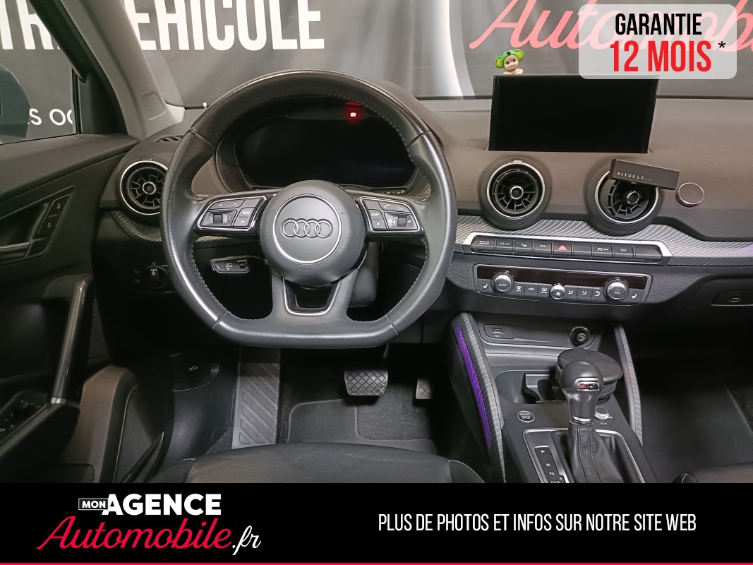 Audi Q2 GRIS NARDO / S-LINE / COCKPIT /35 TDI 150 QUATTRO S-TRONIC / CARNET D'ENTRETIEN