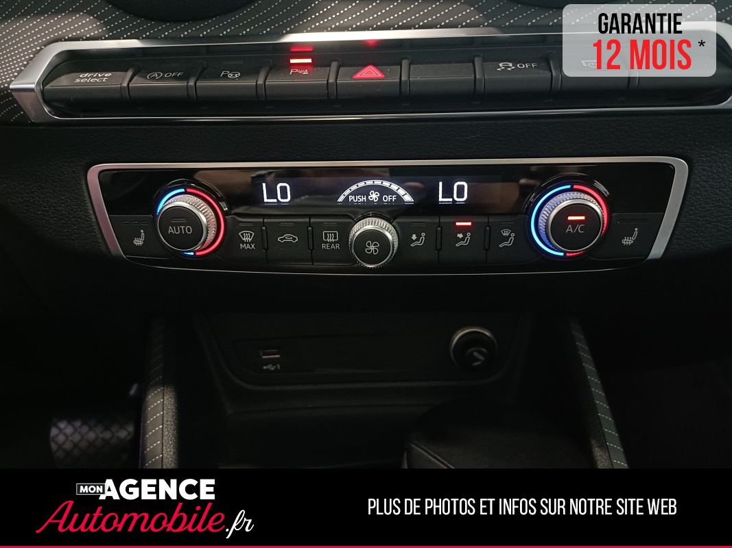 Audi Q2 GRIS NARDO / S-LINE / COCKPIT /35 TDI 150 QUATTRO S-TRONIC / CARNET D'ENTRETIEN