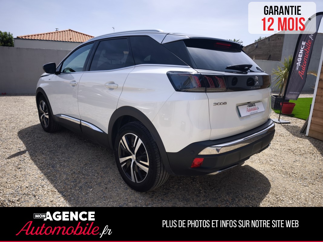 Peugeot 3008 1.2l 130CV S&S EAT8 GT / Garantie 12 Mois
