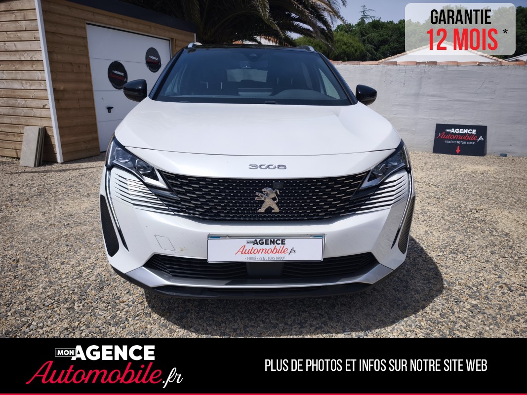 Peugeot 3008 1.2l 130CV S&S EAT8 GT / Garantie 12 Mois