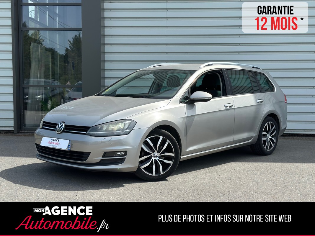 Volkswagen Golf SW CARAT 1.6 TDI 105ch *Attelage Amovible*Phares LED*Entretien 100% VW / GARANTIE 12 MOIS