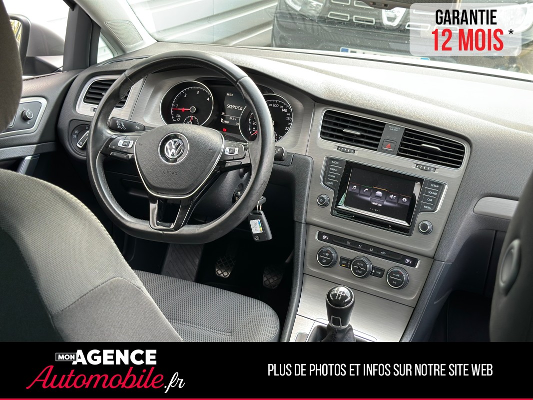 Volkswagen Golf SW CARAT 1.6 TDI 105ch *Attelage Amovible*Phares LED*Entretien 100% VW / GARANTIE 12 MOIS