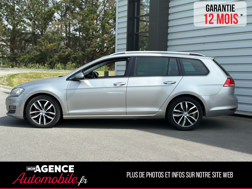 Volkswagen Golf SW CARAT 1.6 TDI 105ch *Attelage Amovible*Phares LED*Entretien 100% VW / GARANTIE 12 MOIS