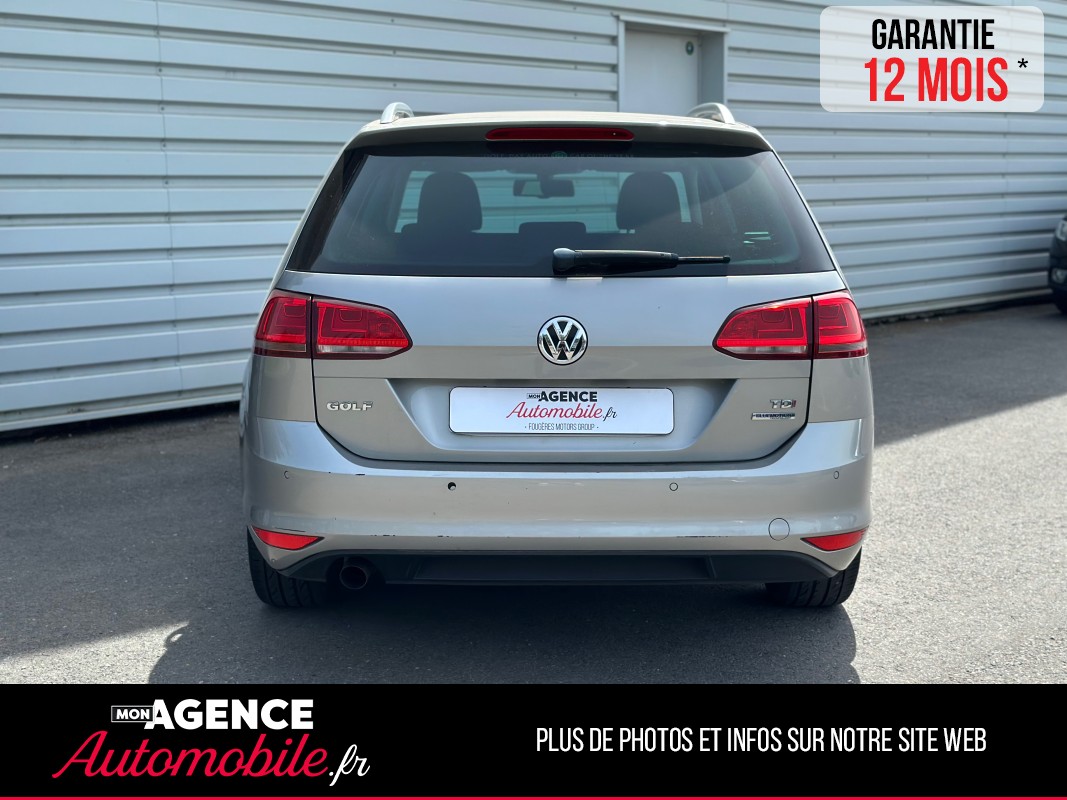 Volkswagen Golf SW CARAT 1.6 TDI 105ch *Attelage Amovible*Phares LED*Entretien 100% VW / GARANTIE 12 MOIS