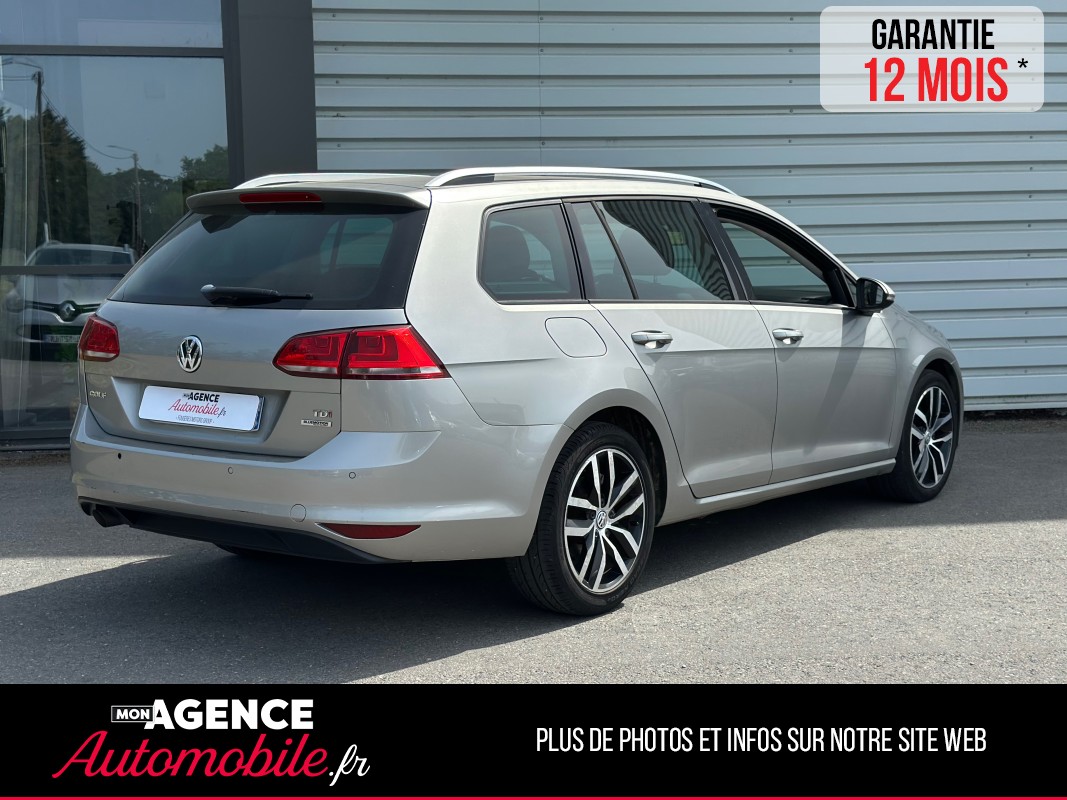 Volkswagen Golf SW CARAT 1.6 TDI 105ch *Attelage Amovible*Phares LED*Entretien 100% VW / GARANTIE 12 MOIS