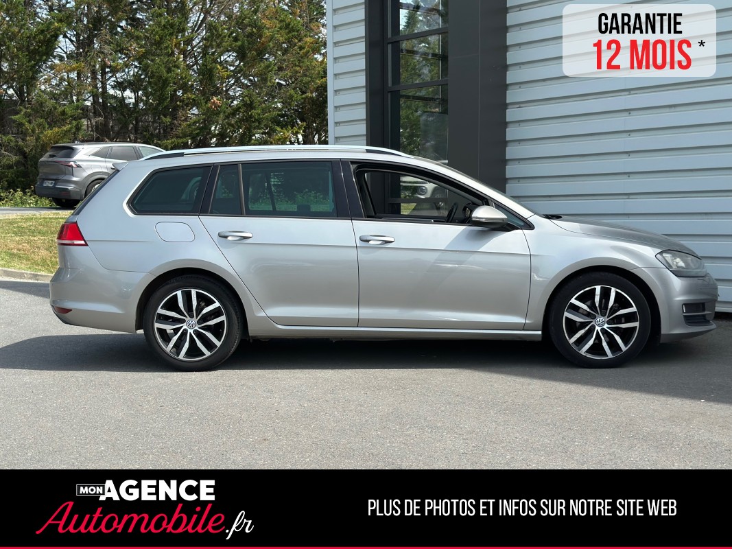Volkswagen Golf SW CARAT 1.6 TDI 105ch *Attelage Amovible*Phares LED*Entretien 100% VW / GARANTIE 12 MOIS