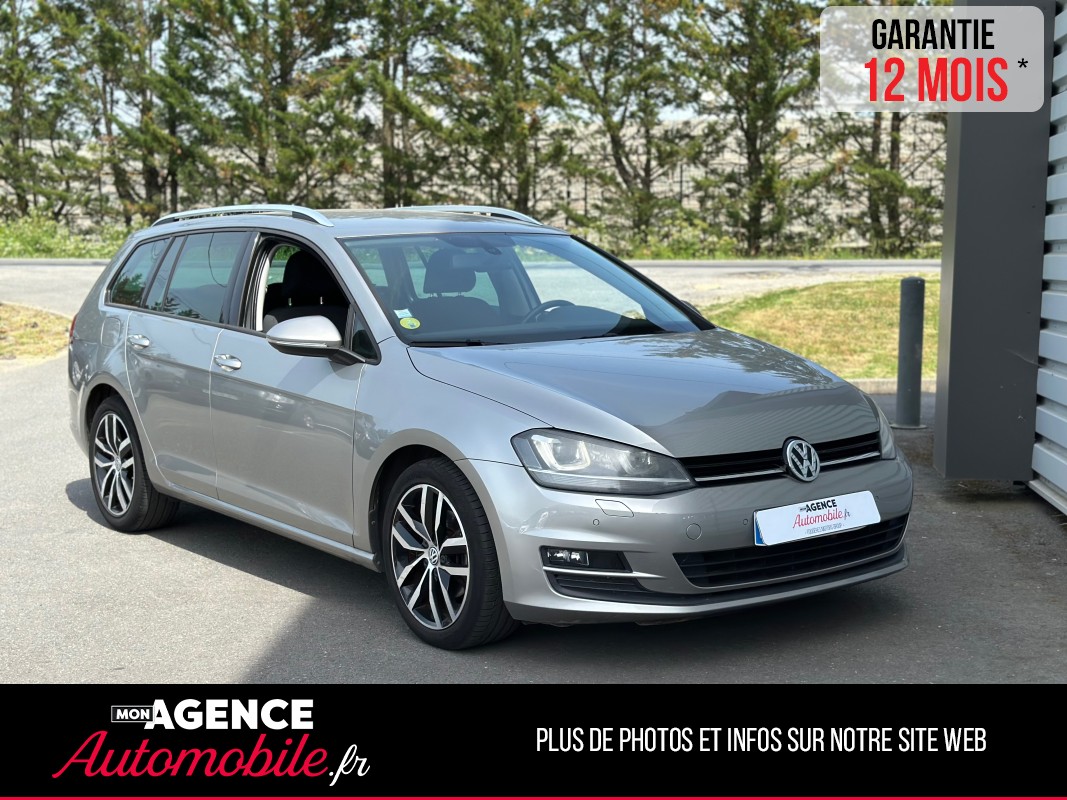 Volkswagen Golf SW CARAT 1.6 TDI 105ch *Attelage Amovible*Phares LED*Entretien 100% VW / GARANTIE 12 MOIS