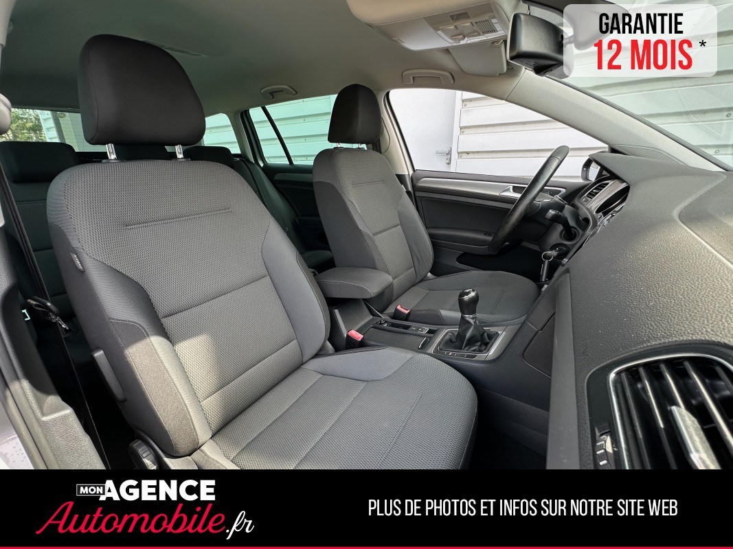 Volkswagen Golf SW CARAT 1.6 TDI 105ch *Attelage Amovible*Phares LED*Entretien 100% VW / GARANTIE 12 MOIS