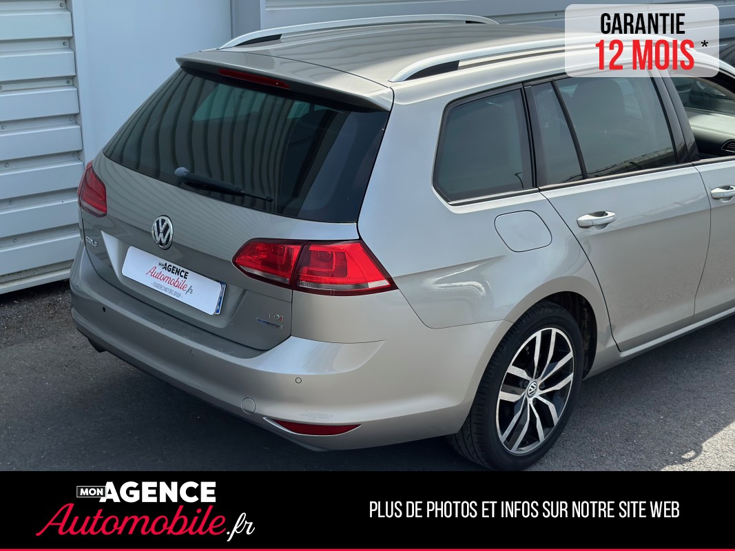 Volkswagen Golf SW CARAT 1.6 TDI 105ch *Attelage Amovible*Phares LED*Entretien 100% VW / GARANTIE 12 MOIS