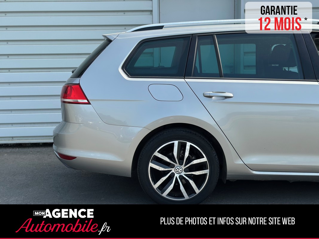 Volkswagen Golf SW CARAT 1.6 TDI 105ch *Attelage Amovible*Phares LED*Entretien 100% VW / GARANTIE 12 MOIS