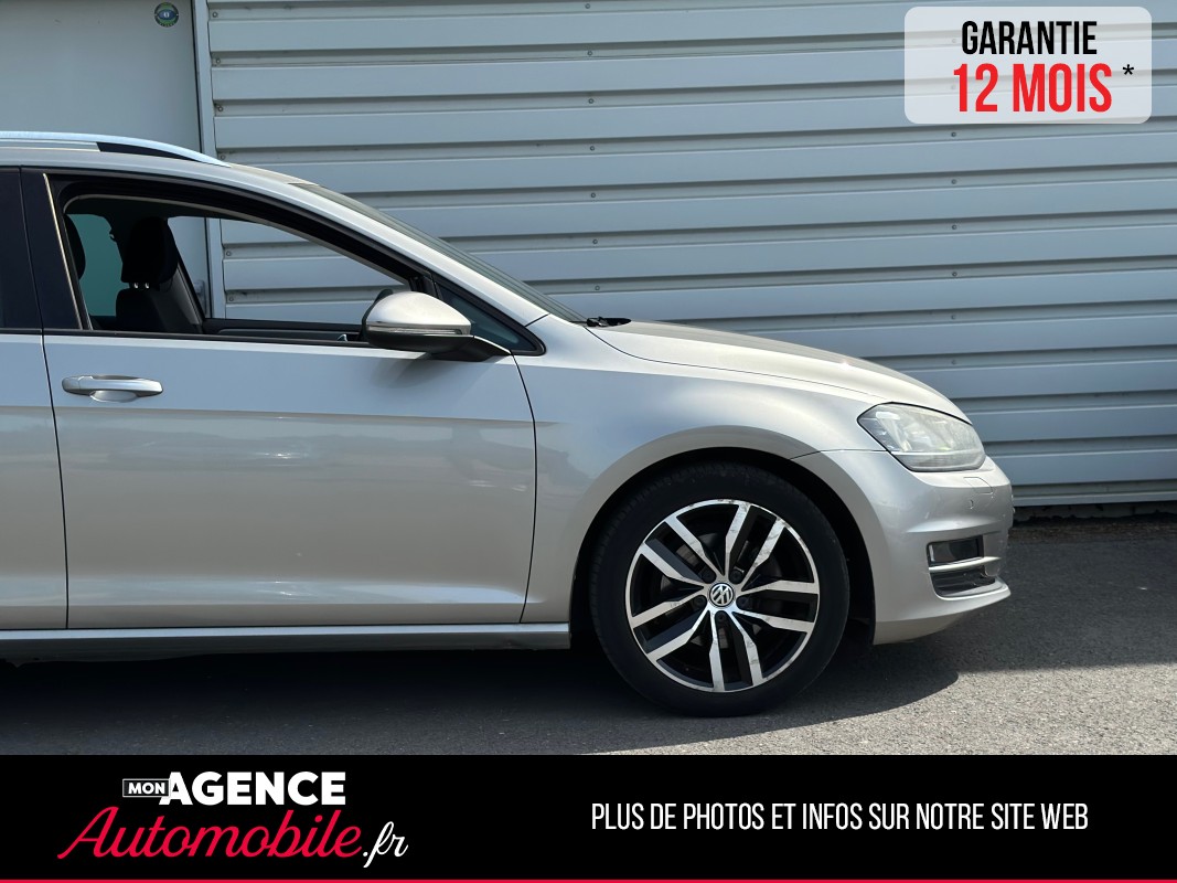 Volkswagen Golf SW CARAT 1.6 TDI 105ch *Attelage Amovible*Phares LED*Entretien 100% VW / GARANTIE 12 MOIS