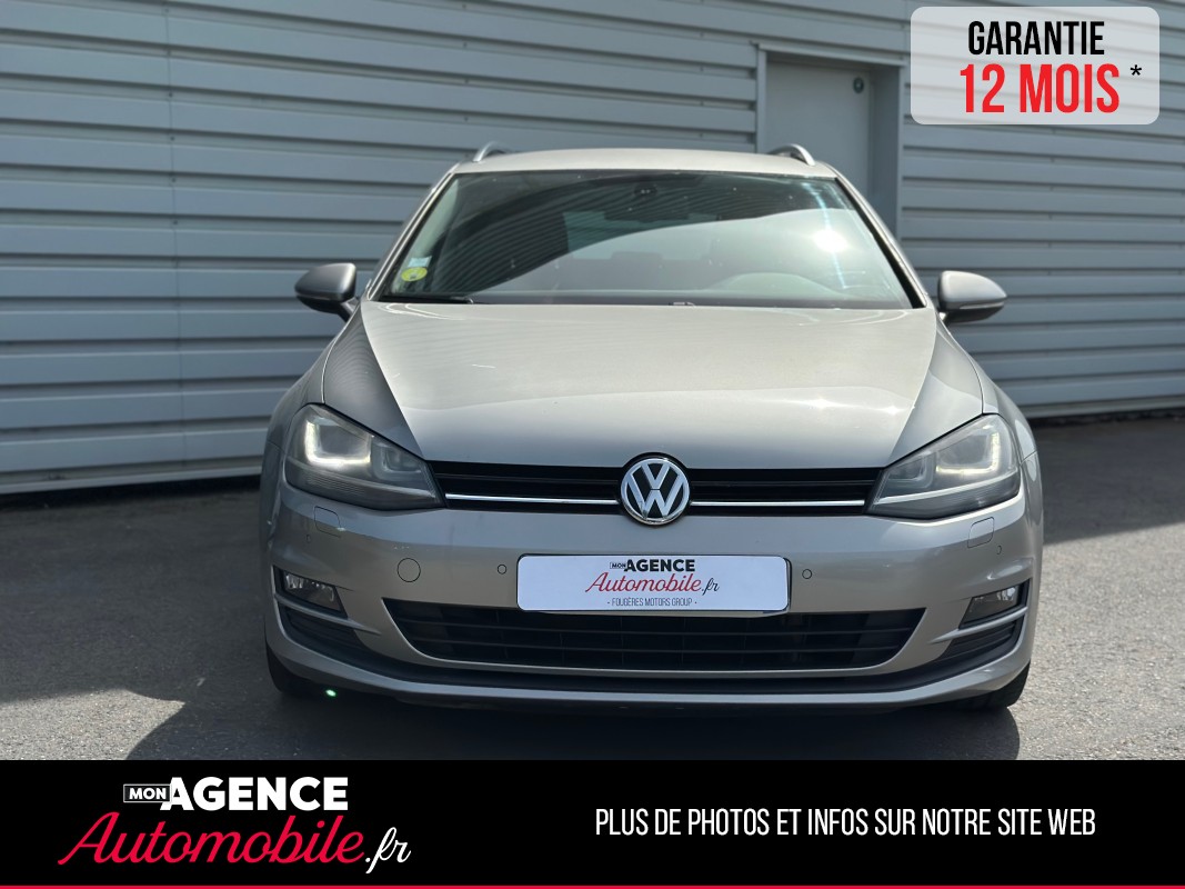 Volkswagen Golf SW CARAT 1.6 TDI 105ch *Attelage Amovible*Phares LED*Entretien 100% VW / GARANTIE 12 MOIS