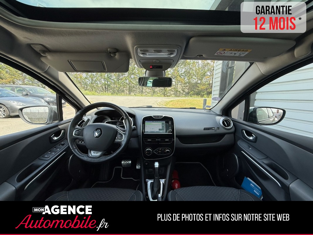 Renault CLIO IV FINITION GT TCe 120ch BOITE AUTO EDC6 *Toit Ouvrant*Caméra Recul / GARANTIE 12 MOIS