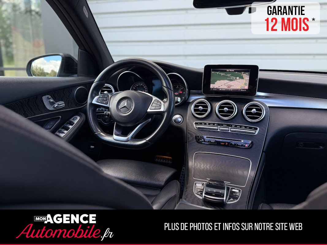 Mercedes CLASSE GLC 220d EXECUTIVE 2.2 4MATIC 170 Ch 9G-Tronic  *SELLERIE CUIR*SIEGES ELEC A MEMOIRE*TOIT PANO*CAMERA 360*COFFRE ELEC / GARANTIE 12 MOIS
