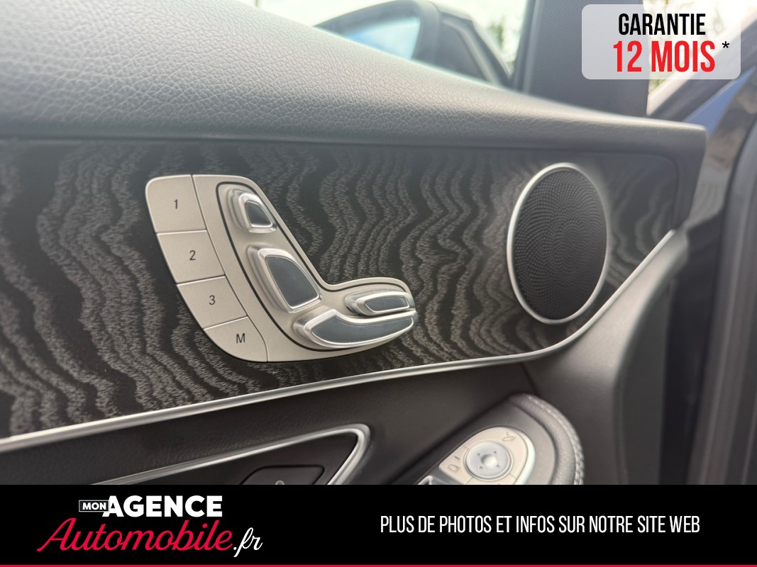 Mercedes CLASSE GLC 220d EXECUTIVE 2.2 4MATIC 170 Ch 9G-Tronic  *SELLERIE CUIR*SIEGES ELEC A MEMOIRE*TOIT PANO*CAMERA 360*COFFRE ELEC / GARANTIE 12 MOIS