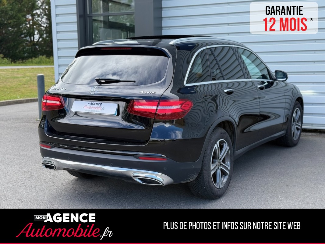 Mercedes CLASSE GLC 220d EXECUTIVE 2.2 4MATIC 170 Ch 9G-Tronic  *SELLERIE CUIR*SIEGES ELEC A MEMOIRE*TOIT PANO*CAMERA 360*COFFRE ELEC / GARANTIE 12 MOIS