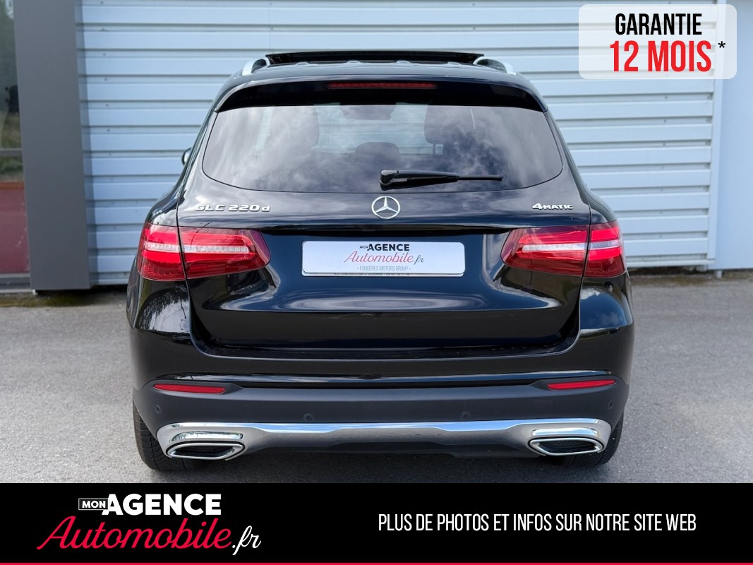 Mercedes CLASSE GLC 220d EXECUTIVE 2.2 4MATIC 170 Ch 9G-Tronic  *SELLERIE CUIR*SIEGES ELEC A MEMOIRE*TOIT PANO*CAMERA 360*COFFRE ELEC / GARANTIE 12 MOIS