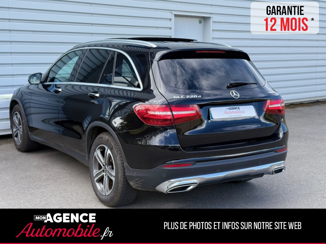 Mercedes CLASSE GLC 220d EXECUTIVE 2.2 4MATIC 170 Ch 9G-Tronic  *SELLERIE CUIR*SIEGES ELEC A MEMOIRE*TOIT PANO*CAMERA 360*COFFRE ELEC / GARANTIE 12 MOIS