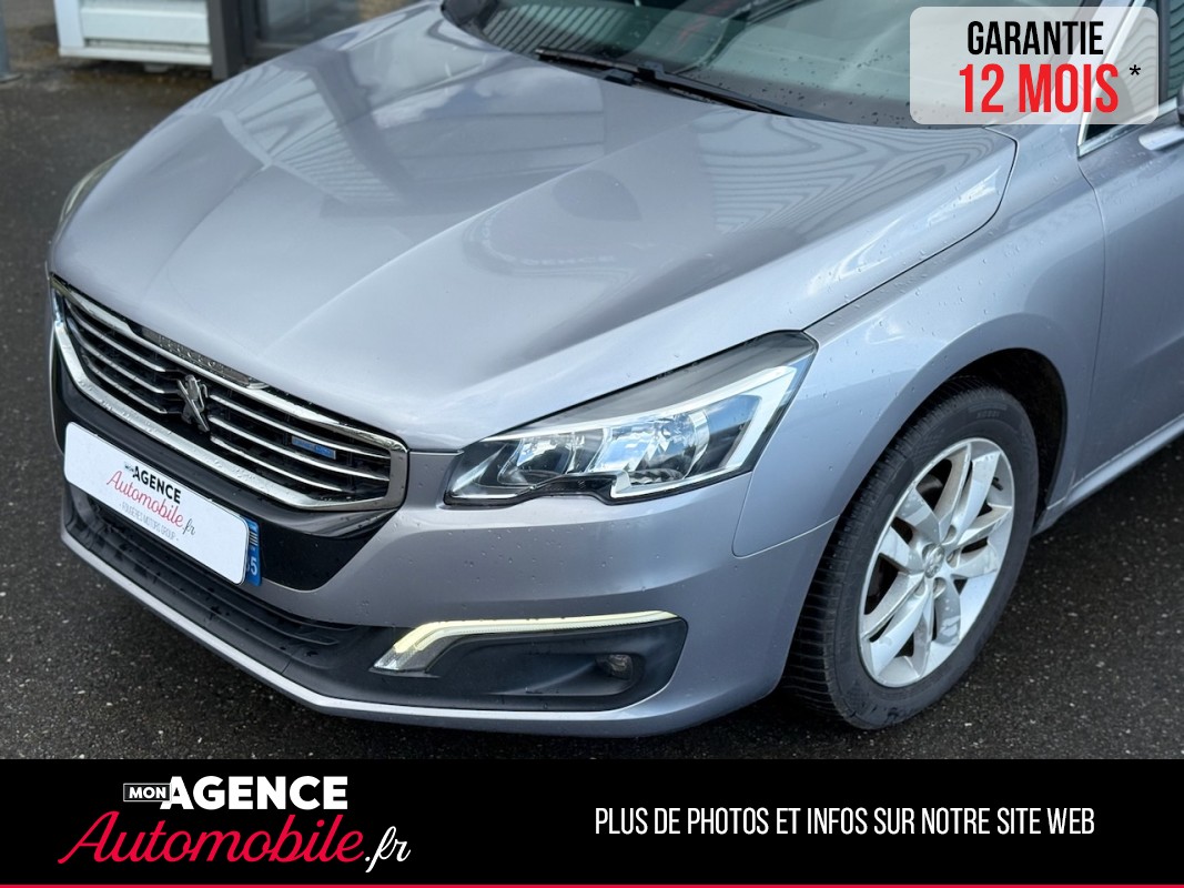 Peugeot 508 Berline 1.6BlueHDI 120 Ch STYLE *HISTORIQUE COMPLET*ATTELAGE*RADAR AR*FEUX AUTO*/ GARANTIE 12 MOIS