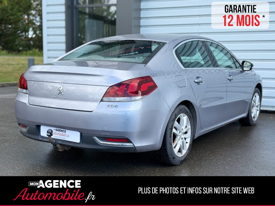 Peugeot 508 Berline 1.6BlueHDI 120 Ch STYLE *HISTORIQUE COMPLET*ATTELAGE*RADAR AR*FEUX AUTO*/ GARANTIE 12 MOIS