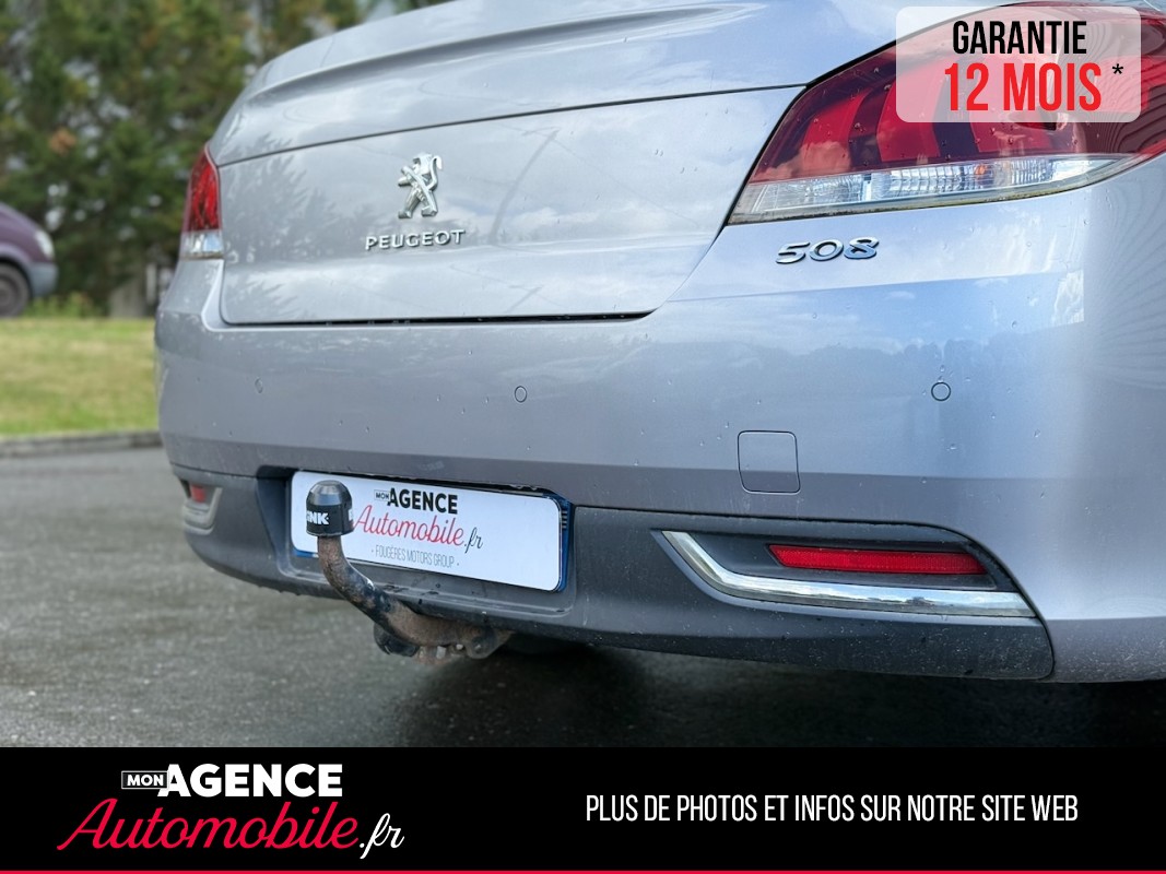 Peugeot 508 Berline 1.6BlueHDI 120 Ch STYLE *HISTORIQUE COMPLET*ATTELAGE*RADAR AR*FEUX AUTO*/ GARANTIE 12 MOIS