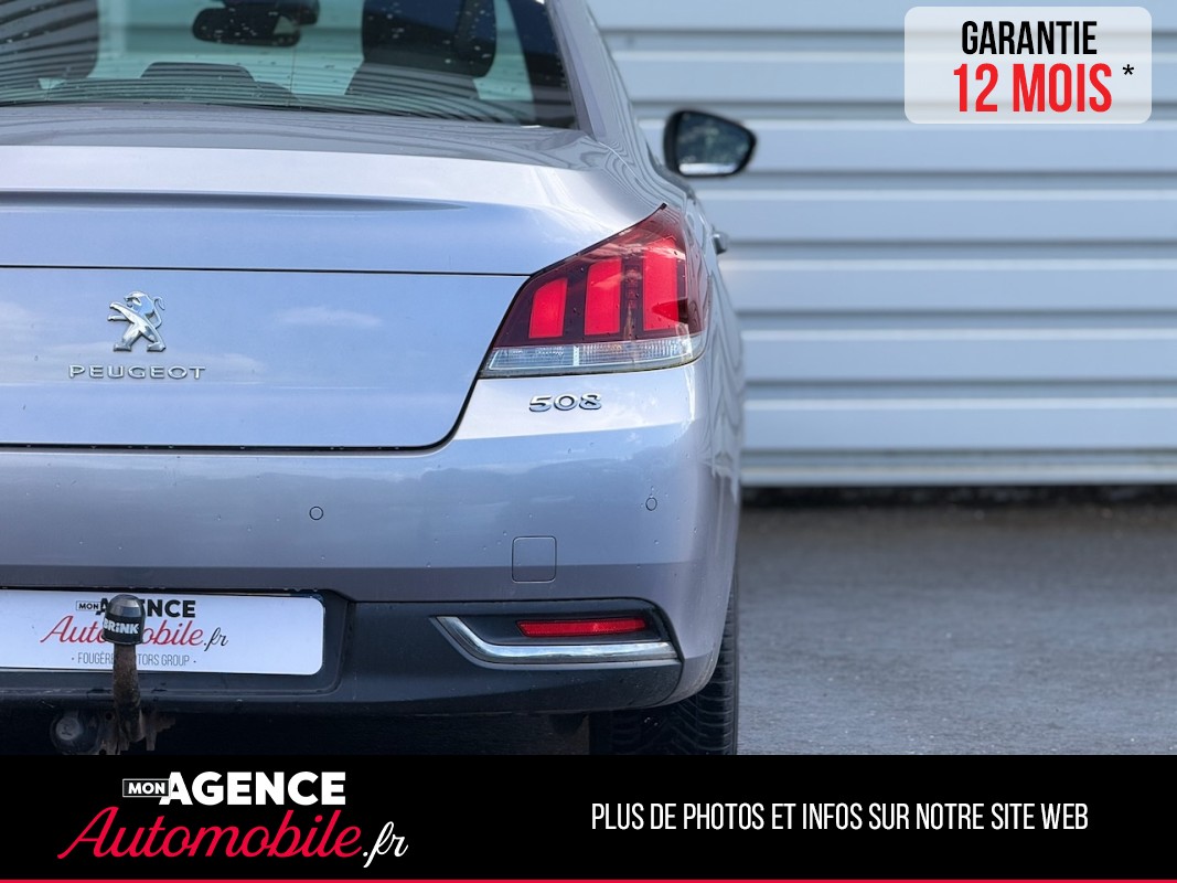 Peugeot 508 Berline 1.6BlueHDI 120 Ch STYLE *HISTORIQUE COMPLET*ATTELAGE*RADAR AR*FEUX AUTO*/ GARANTIE 12 MOIS