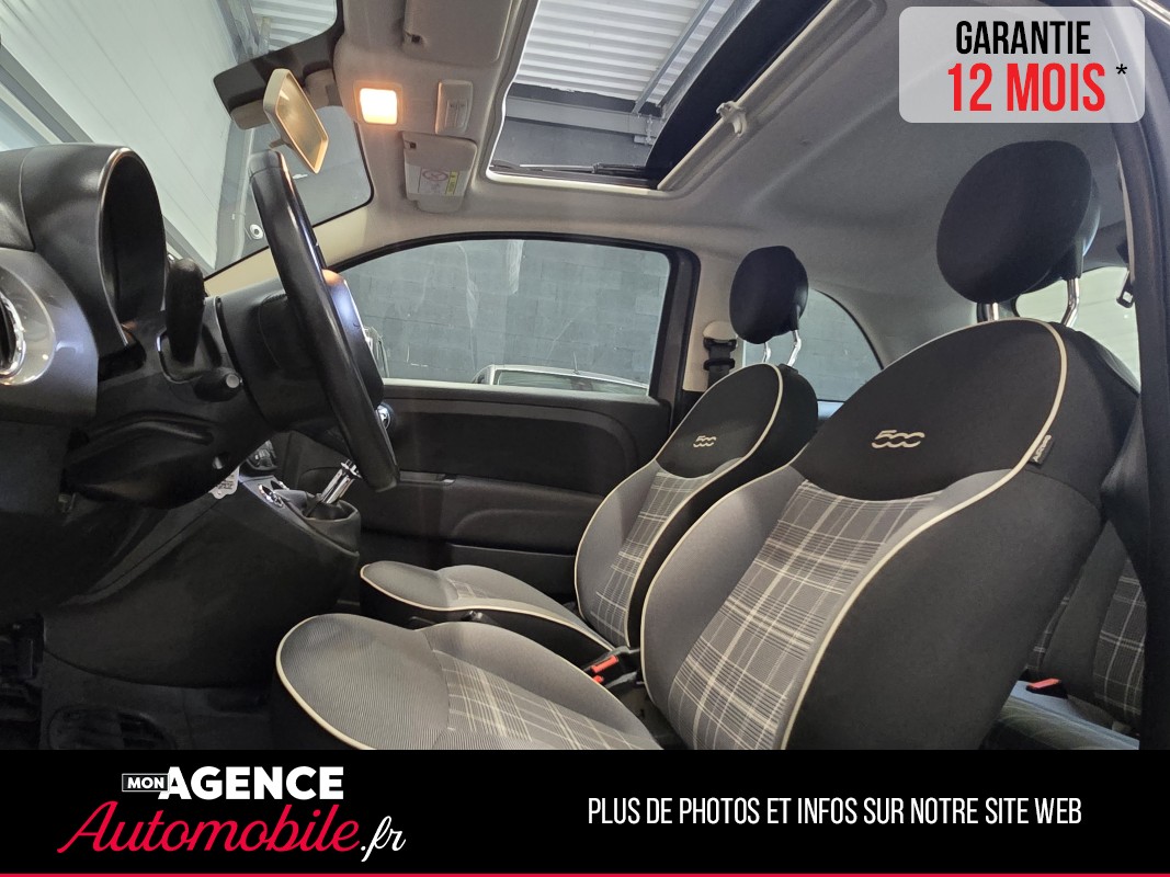 Fiat 500 1.2 70CV LOUNGE TOE PANORAMIQUE