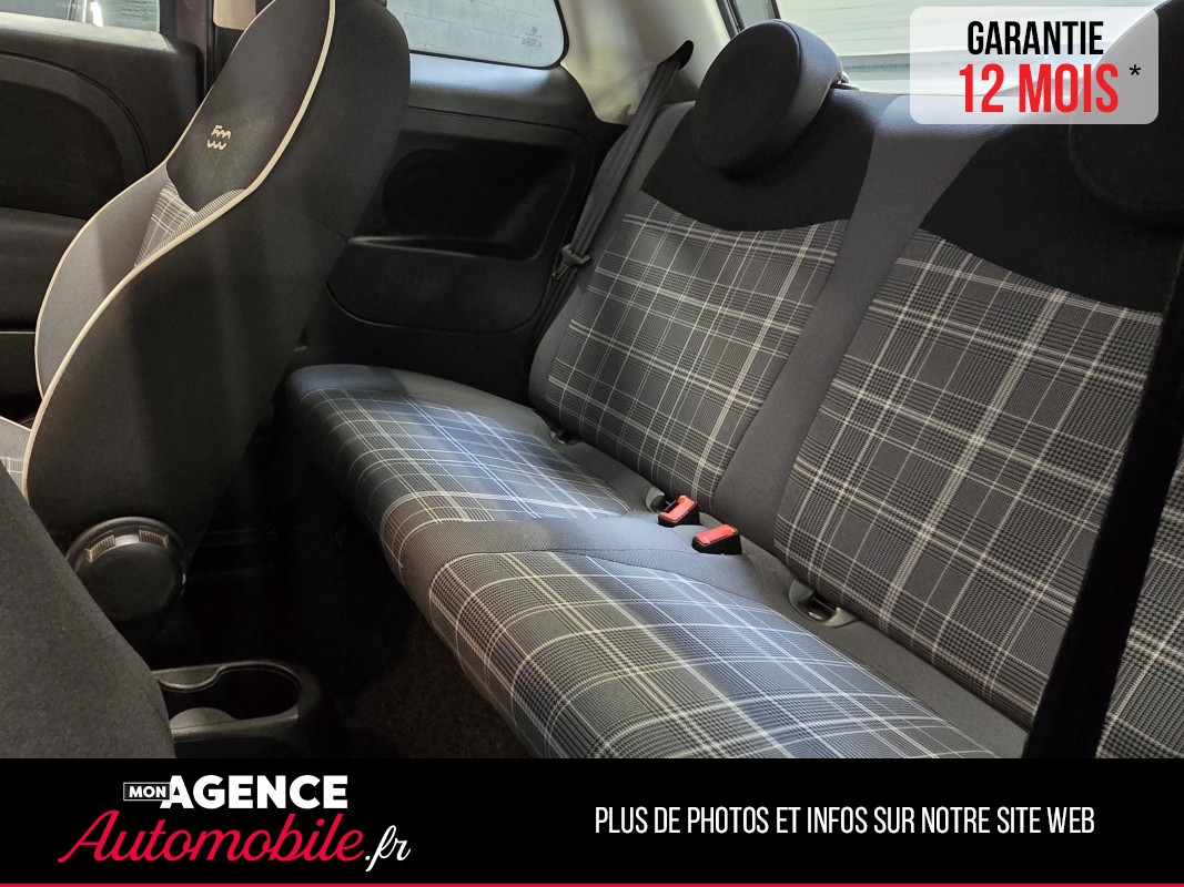 Fiat 500 1.2 70CV LOUNGE TOE PANORAMIQUE