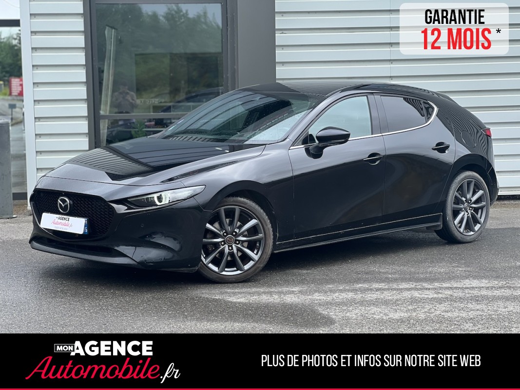 Mazda MAZDA 3 IV SPORTLINE Hatchback 2.0 122 Ch SkyActiv-G  *VOLANT&SIEGES CHAUFFANTS*BOSE*CAMERA 360*AFFICHAGE TETE HAUTE / GARANTIE 12 MOIS