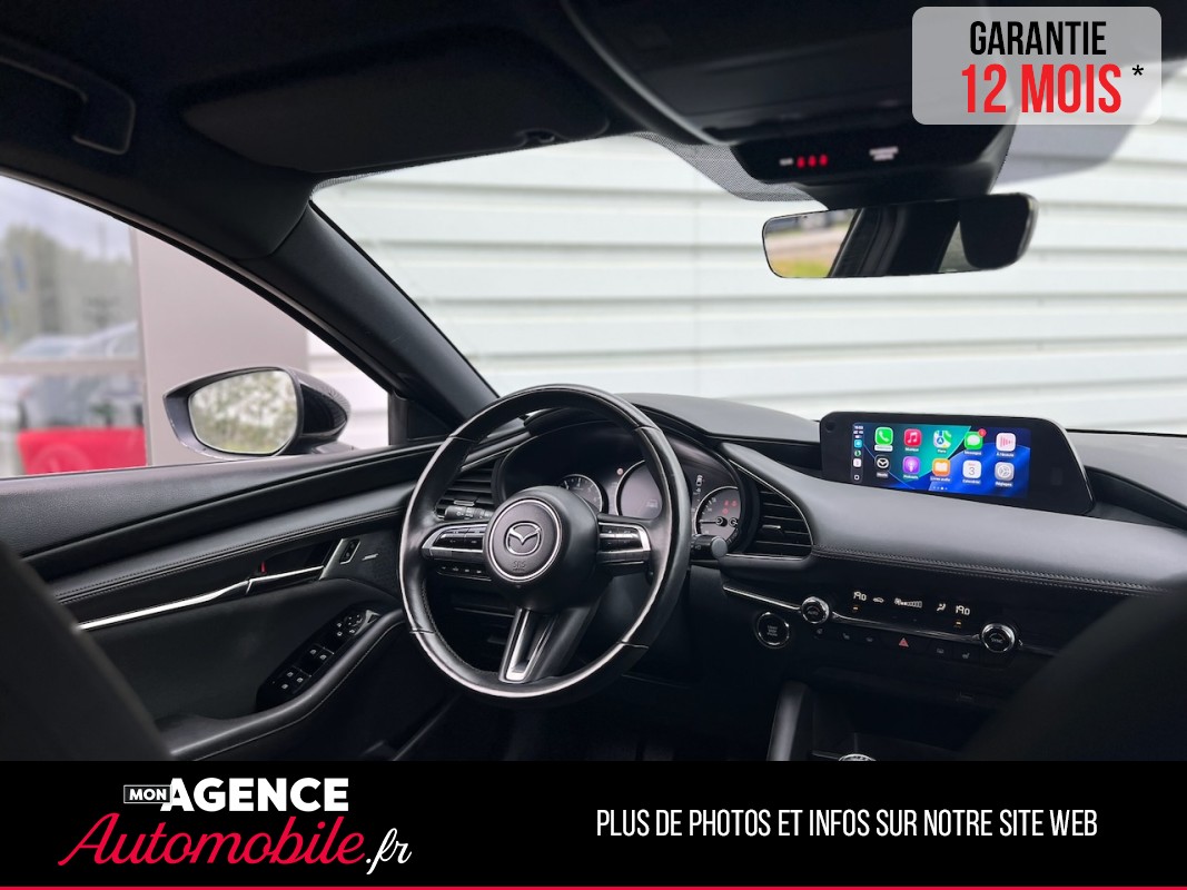Mazda MAZDA 3 IV SPORTLINE Hatchback 2.0 122 Ch SkyActiv-G  *VOLANT&SIEGES CHAUFFANTS*BOSE*CAMERA 360*AFFICHAGE TETE HAUTE / GARANTIE 12 MOIS