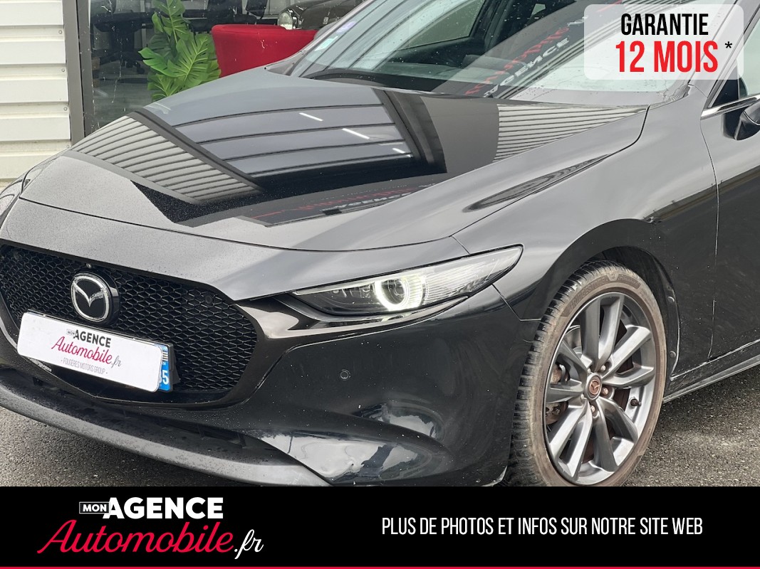 Mazda MAZDA 3 IV SPORTLINE Hatchback 2.0 122 Ch SkyActiv-G  *VOLANT&SIEGES CHAUFFANTS*BOSE*CAMERA 360*AFFICHAGE TETE HAUTE / GARANTIE 12 MOIS
