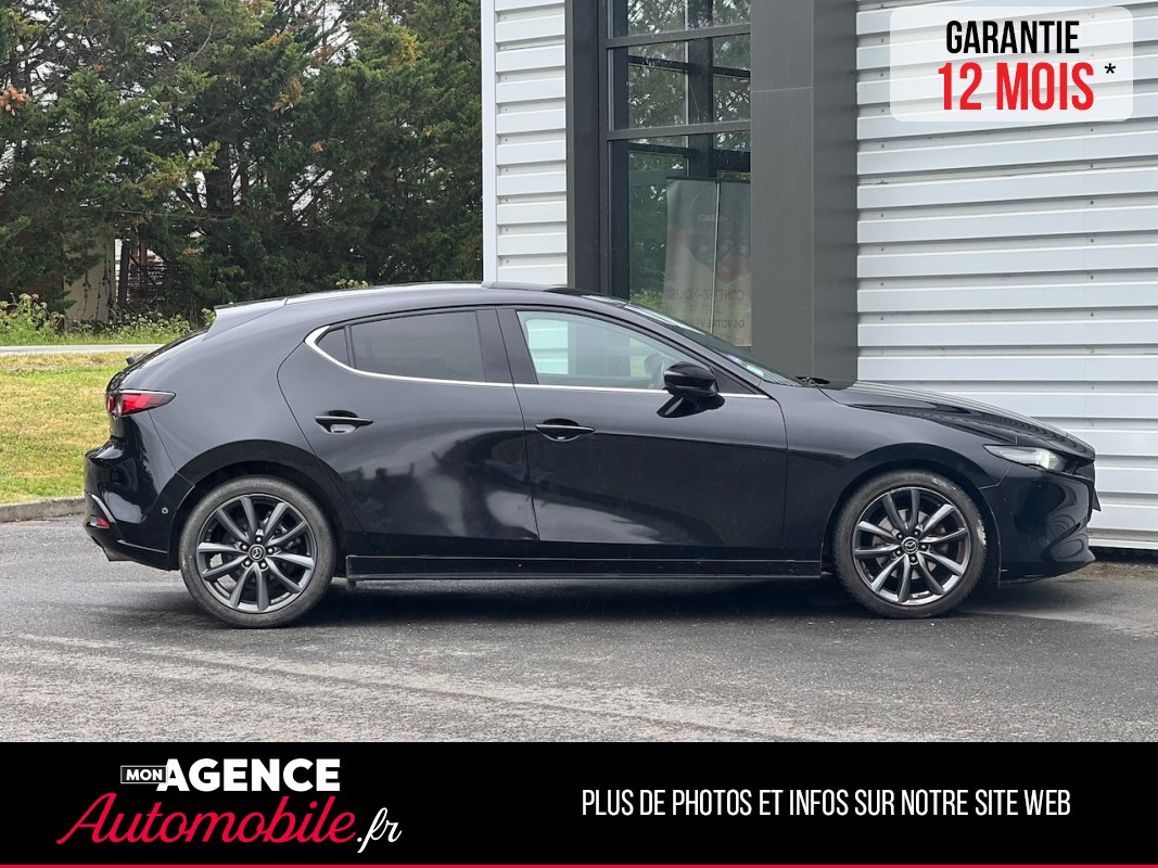 Mazda MAZDA 3 IV SPORTLINE Hatchback 2.0 122 Ch SkyActiv-G  *VOLANT&SIEGES CHAUFFANTS*BOSE*CAMERA 360*AFFICHAGE TETE HAUTE / GARANTIE 12 MOIS