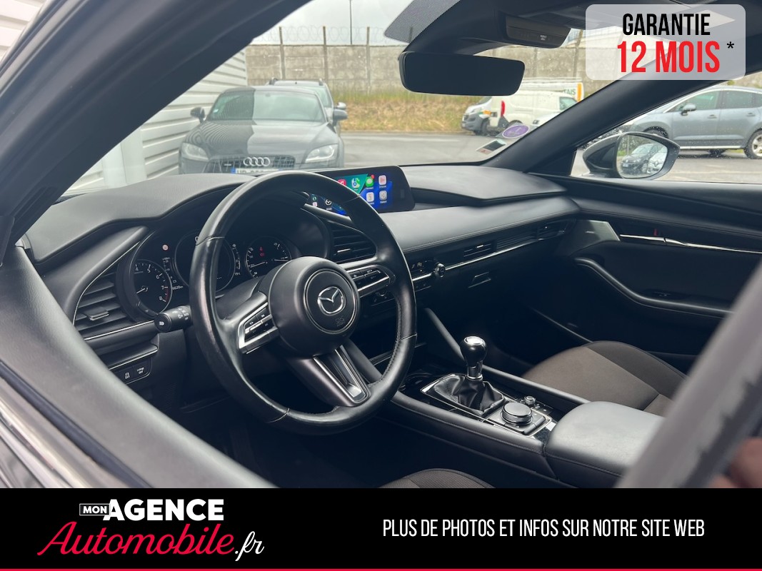 Mazda MAZDA 3 IV SPORTLINE Hatchback 2.0 122 Ch SkyActiv-G  *VOLANT&SIEGES CHAUFFANTS*BOSE*CAMERA 360*AFFICHAGE TETE HAUTE / GARANTIE 12 MOIS
