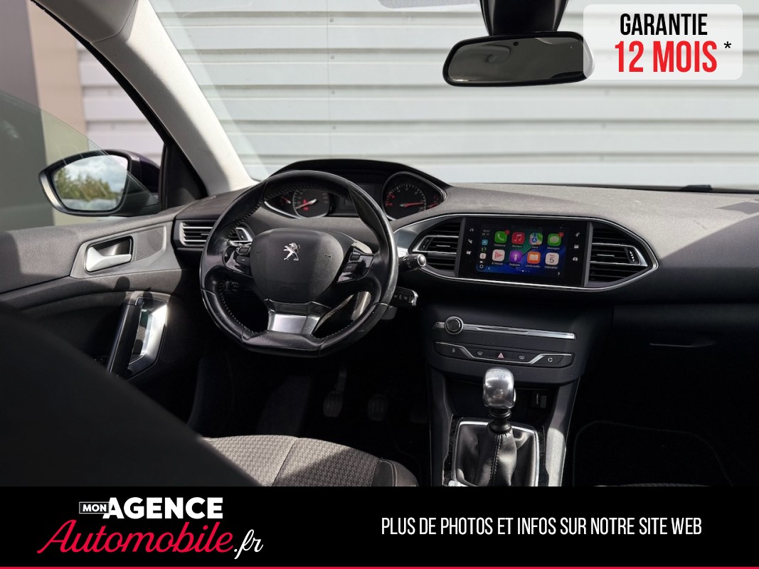 Peugeot 308 1.5 BlueHDI 100 ACTIVE BUSINESS *CARPLAY*RADAR AV ET AR*RESERVOIR ET INJECTEUR ADBLUE 2024*KIT DISTRIBUTION 2026*/ GARANTIE 12 MOIS