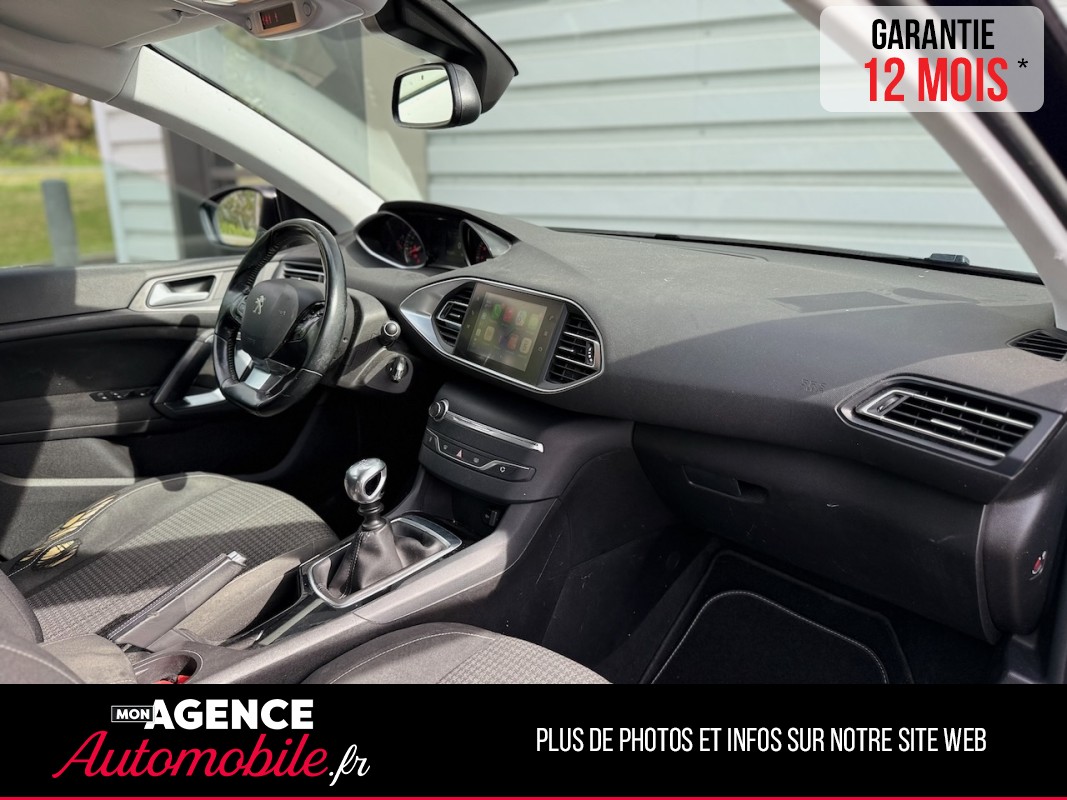 Peugeot 308 1.5 BlueHDI 100 ACTIVE BUSINESS *CARPLAY*RADAR AV ET AR*RESERVOIR ET INJECTEUR ADBLUE 2024*KIT DISTRIBUTION 2026*/ GARANTIE 12 MOIS
