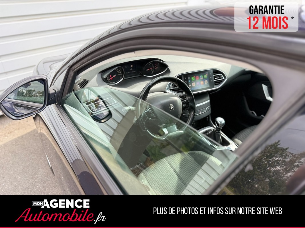 Peugeot 308 1.5 BlueHDI 100 ACTIVE BUSINESS *CARPLAY*RADAR AV ET AR*RESERVOIR ET INJECTEUR ADBLUE 2024*KIT DISTRIBUTION 2026*/ GARANTIE 12 MOIS