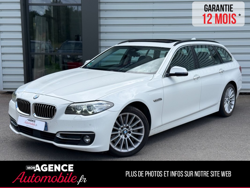 BMW SERIE 5 (F11) TOURING 535d LUXURY XDrive 3.0 313 Ch *HARMAN KARDON*TOIT PANO*SOFT CLOSE*ATTELAGE ELEC / GARANTIE 12 MOIS