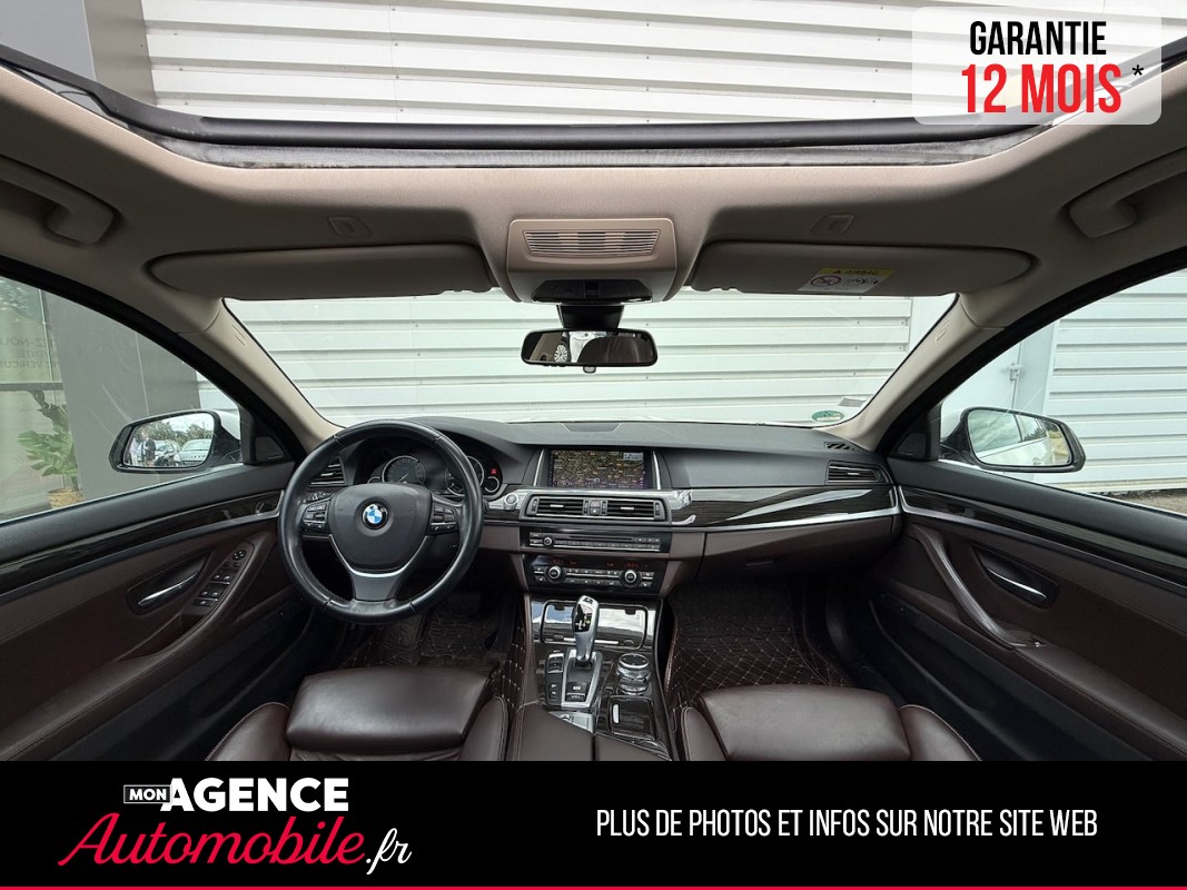 BMW SERIE 5 (F11) TOURING 535d LUXURY XDrive 3.0 313 Ch *HARMAN KARDON*TOIT PANO*SOFT CLOSE*ATTELAGE ELEC / GARANTIE 12 MOIS