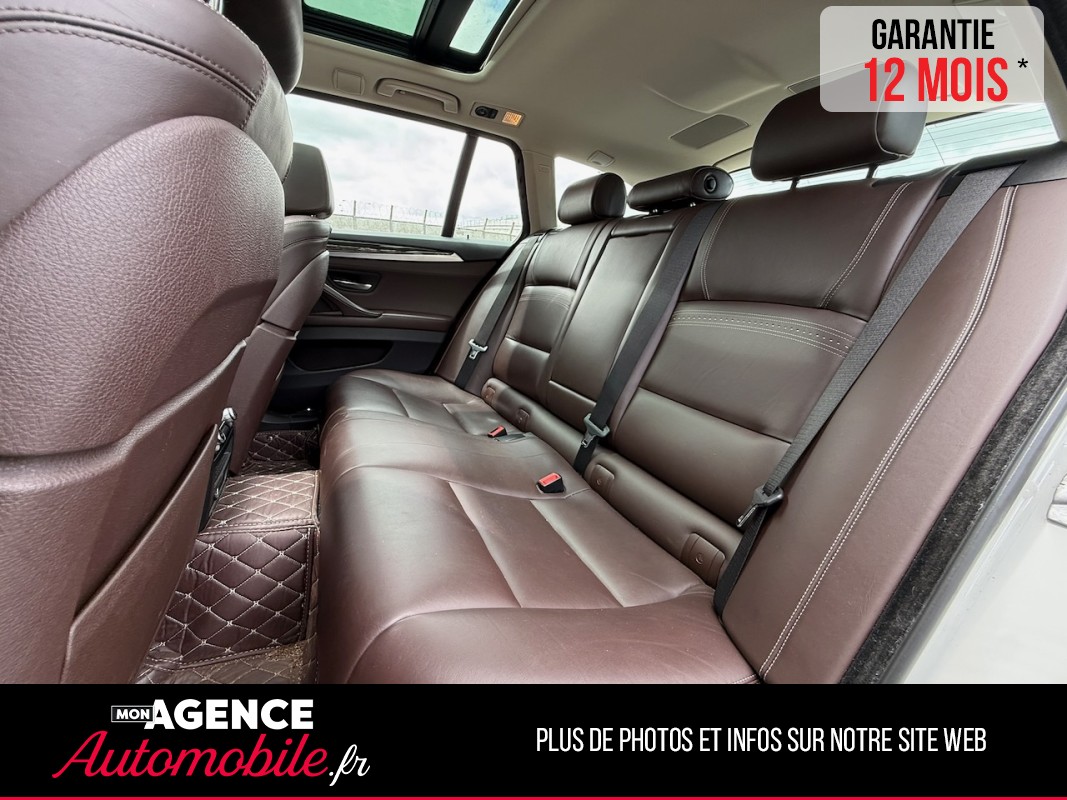 BMW SERIE 5 (F11) TOURING 535d LUXURY XDrive 3.0 313 Ch *HARMAN KARDON*TOIT PANO*SOFT CLOSE*ATTELAGE ELEC / GARANTIE 12 MOIS
