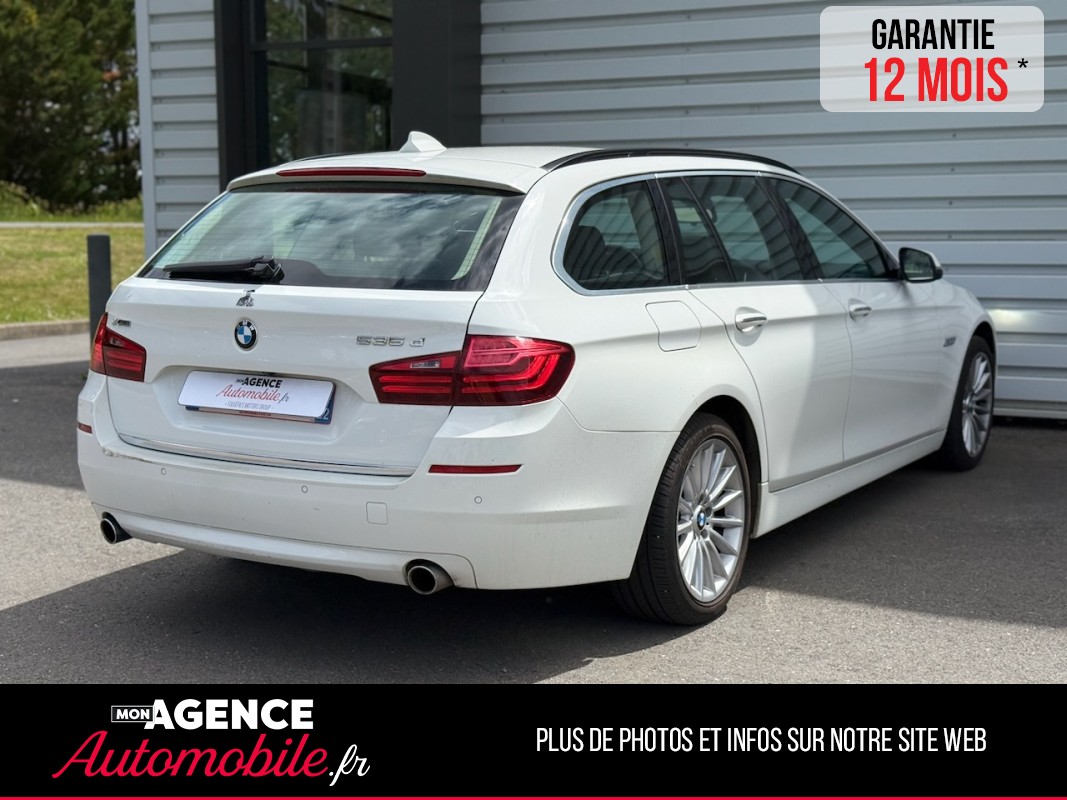 BMW SERIE 5 (F11) TOURING 535d LUXURY XDrive 3.0 313 Ch *HARMAN KARDON*TOIT PANO*SOFT CLOSE*ATTELAGE ELEC / GARANTIE 12 MOIS