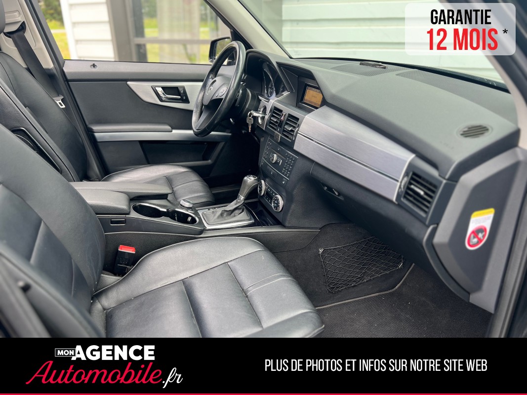 Mercedes CLASSE GLK EXECUTIVE 220 CDI 4MATIC 7G-Tronic 170 Ch *Cuir*Toit Pano*Attelage / GARANTIE 12 MOIS